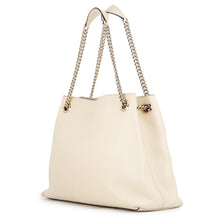 Load image into Gallery viewer, GUCCI Soho Interlocking G Chain Tote Bag Ivory536196 A7M0G 9522 Leather
