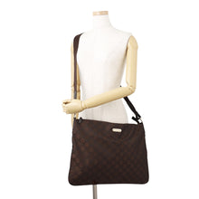 Load image into Gallery viewer, GUCCI GGNylon Shoulder Bag Brown190628 Nylon
