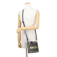 Load image into Gallery viewer, GUCCI GUCCY SEGA Print Mini Shoulder Bag Black511189 Leather
