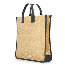 Load image into Gallery viewer, GUCCI Children's 3D Apple Tote Beige/Black648841 Raffia Leather
