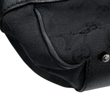Load image into Gallery viewer, GUCCI GG Canvas Tote Bag Black113011 GG Canvas Leather
