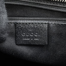 Load image into Gallery viewer, GUCCI GG Canvas Tote Bag Black113011 GG Canvas Leather
