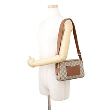 Load image into Gallery viewer, GUCCI GG Emblem Shoulder Bag Brown/Beige821216 FAED3 9786 GG Emblem Leather
