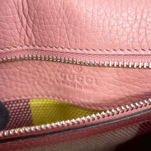 Load image into Gallery viewer, GUCCI Bamboo Daily Top Handle Bag 2-Way Bag Pink370831 Leather
