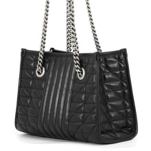 Load image into Gallery viewer, GUCCI GG Marmont Chain Tote Bag Black681483 UM8BN 1000 Leather Size Small

