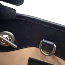 Load image into Gallery viewer, GUCCI GG Marmont Chain Tote Bag Black681483 UM8BN 1000 Leather Size Small
