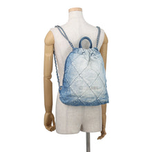 Load image into Gallery viewer, CHANEL CHANEL22 Backpack BlueAS3859 Denim Size Small
