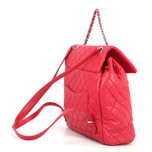 Load image into Gallery viewer, CHANEL Matelasse Backpack RedA91121 Lambskin
