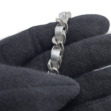 Load image into Gallery viewer, CHANEL Ribbon ChainShoulder Bag SilverAS5129 Leather
