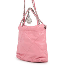 将图像加载到图库查看器中，CHANEL CHANEL22 ChainShoulder Bag PinkAS3980 Shiny Calf Leather
