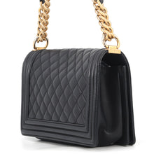 Load image into Gallery viewer, CHANEL Boy Chanel ChainShoulder Bag BlackA67086 Lambskin Size 25

