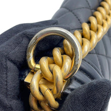 Load image into Gallery viewer, CHANEL Boy Chanel ChainShoulder Bag BlackA67086 Lambskin Size 25

