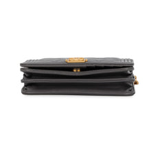 Load image into Gallery viewer, CHANEL Boy Chanel Chain Wallet GrayA67364 Caviar Leather
