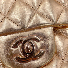 Load image into Gallery viewer, CHANEL Matelasse Double Flap Chain Shoulder (Mobile Art Limited Edition) Pink Gold Metallic Calf LeatherLeather Size 25
