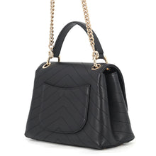 将图像加载到图库查看器中，CHANEL Chevron 2-way Handle Bag BlackA57147 Calf Leather Size Small
