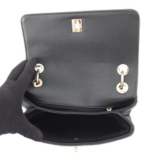 将图像加载到图库查看器中，CHANEL Chevron 2-way Handle Bag BlackA57147 Calf Leather Size Small
