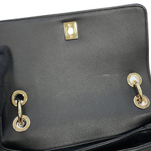 将图像加载到图库查看器中，CHANEL Chevron 2-way Handle Bag BlackA57147 Calf Leather Size Small
