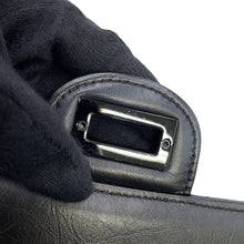 Load image into Gallery viewer, CHANEL 2.55 Chevron Chain Shoulder Bag BlackA37586 Aged Calf Leather Size 25
