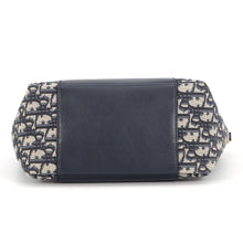 Load image into Gallery viewer, Dior Oblique Signature Bucket Bag NavyM2840UTZQ_M928 Canvas Leather Size Small
