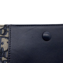 Load image into Gallery viewer, Dior Oblique Signature Bucket Bag NavyM2840UTZQ_M928 Canvas Leather Size Small

