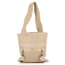 Load image into Gallery viewer, Dior D-BUBBLE Tassel Bucket Bag Beige Canvas
