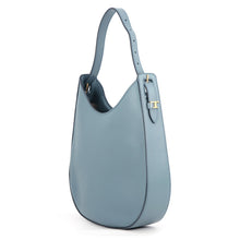 将图像加载到图库查看器中，TOD’S T-Timeless One-Shoulder Bag Light Blue Leather

