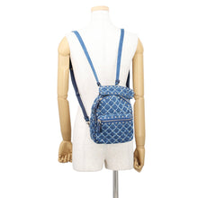 Load image into Gallery viewer, Valentino Garavani Studded Backpack Blue Denim
