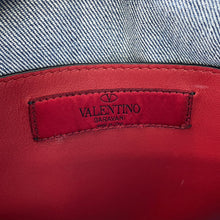 Load image into Gallery viewer, Valentino Garavani Studded Backpack Blue Denim
