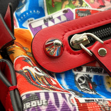 Load image into Gallery viewer, Christian Louboutin Logo Backpack Red Canvas Leather
