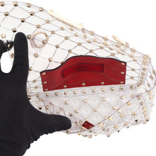 Load image into Gallery viewer, Valentino Garavani Studded ChainShoulder Bag Transparent Plastics
