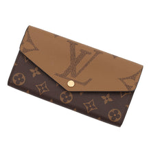 Load image into Gallery viewer, LOUIS VUITTON Portefeuille Sarah Brown/NoirM80726 Monogram Reverse Canvas/Monogram
