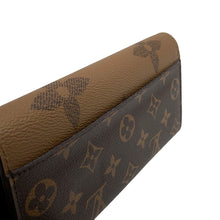 Load image into Gallery viewer, LOUIS VUITTON Portefeuille Sarah Brown/NoirM80726 Monogram Reverse Canvas/Monogram
