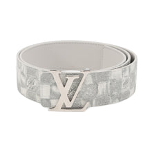 Load image into Gallery viewer, LOUIS VUITTON BeltLV Initials Belt Size 90 GrayMP300 Damier Salt
