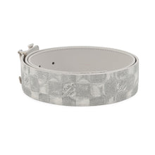 Load image into Gallery viewer, LOUIS VUITTON BeltLV Initials Belt Size 90 GrayMP300 Damier Salt
