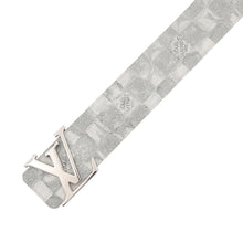 Load image into Gallery viewer, LOUIS VUITTON BeltLV Initials Belt Size 90 GrayMP300 Damier Salt
