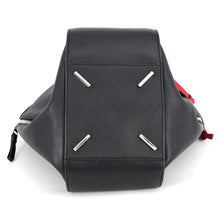 Load image into Gallery viewer, LOEWE Hammock mini Black/Red Leather Size Small

