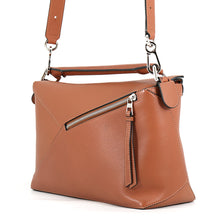 Load image into Gallery viewer, LOEWE Edge Puzzle Bag Medium Brown Calf Leather Size Medium
