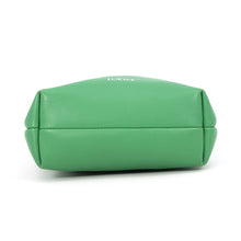 Load image into Gallery viewer, LOEWE Pebble Pouch Shoulder Bag GreenCANBSPPX01 Smooth Calf Leather
