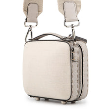 Load image into Gallery viewer, FENDI Selleria Suitcase 2WAY Bag Gray7VA552AHU6F1GMI Canvas Leather Size Mini
