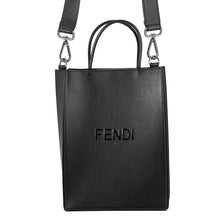 Load image into Gallery viewer, FENDI Shopping Bag 2way Shoulder Bag Black7VA512AFB3F1Z35 Leather Size Small
