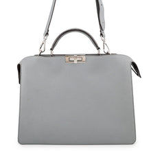 Load image into Gallery viewer, FENDI Peekaboo Icy You Gray7VA529AFC3 Leather Size Medium
