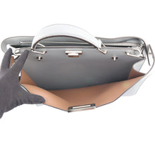 Load image into Gallery viewer, FENDI Peekaboo Icy You Gray7VA529AFC3 Leather Size Medium
