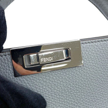 Load image into Gallery viewer, FENDI Peekaboo Icy You Gray7VA529AFC3 Leather Size Medium
