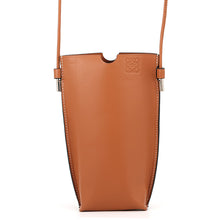 Load image into Gallery viewer, LOEWE Gate Pocket Shoulder Bag Brown Leather
