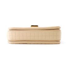 Load image into Gallery viewer, CELINE C Medium Quilted ChainShoulder Bag Beige187253BFC Leather
