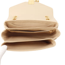 Load image into Gallery viewer, CELINE C Medium Quilted ChainShoulder Bag Beige187253BFC Leather
