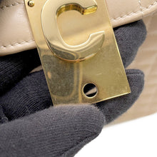 Load image into Gallery viewer, CELINE C Medium Quilted ChainShoulder Bag Beige187253BFC Leather
