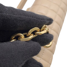 Load image into Gallery viewer, CELINE C Medium Quilted ChainShoulder Bag Beige187253BFC Leather

