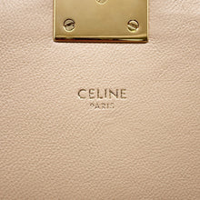 Load image into Gallery viewer, CELINE C Medium Quilted ChainShoulder Bag Beige187253BFC Leather
