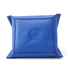 Load image into Gallery viewer, CELINE Cubo 2WAY Handbag Royal Blue124182 Leather
